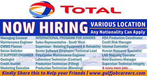 total gas station job hiring|HIRING!!! .